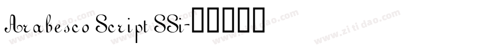 Arabesco Script SSi字体转换